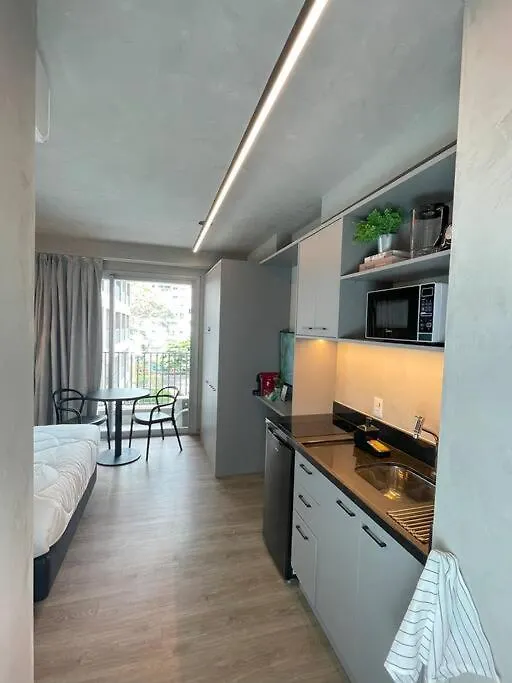 325 Studio Aconchegante 3 Min Da Av Faria Lima Sao Paulo 0*,
